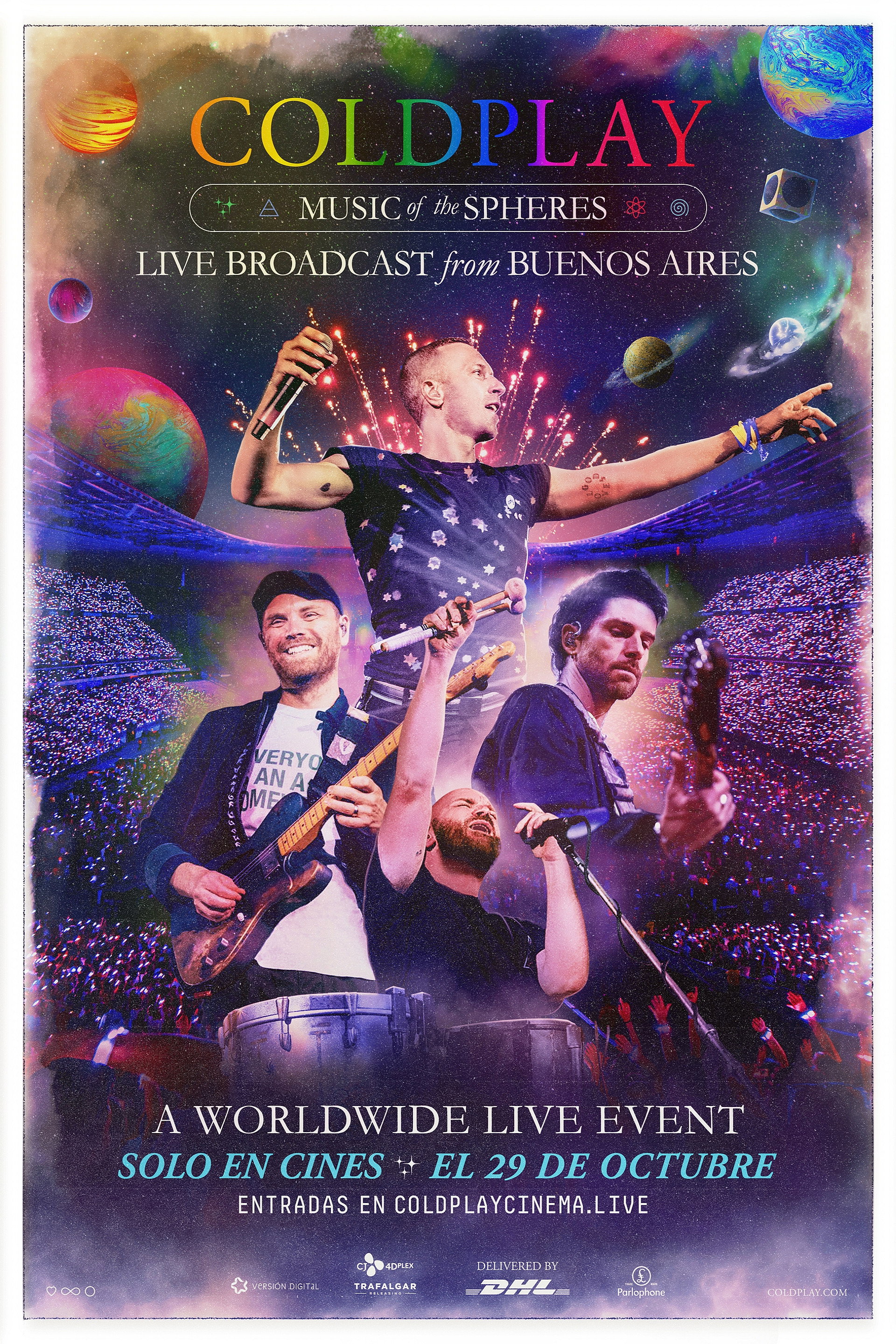 Coldplay: Music of the Spheres - Live Broadcast from Buenos Aires poster
