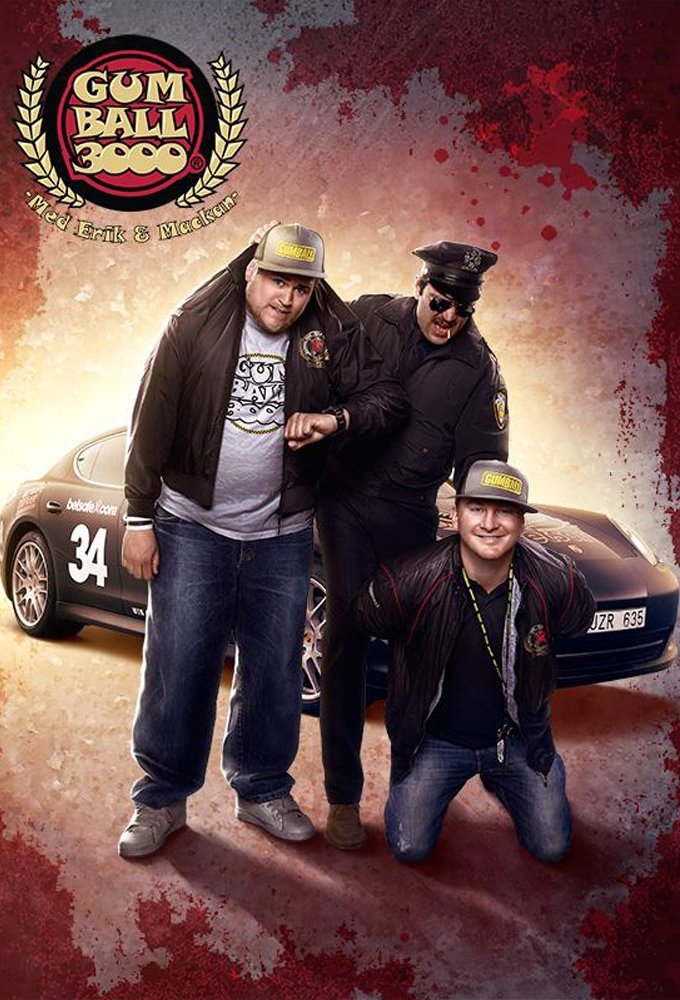 Poster de Erik och Mackan Gumball 3000