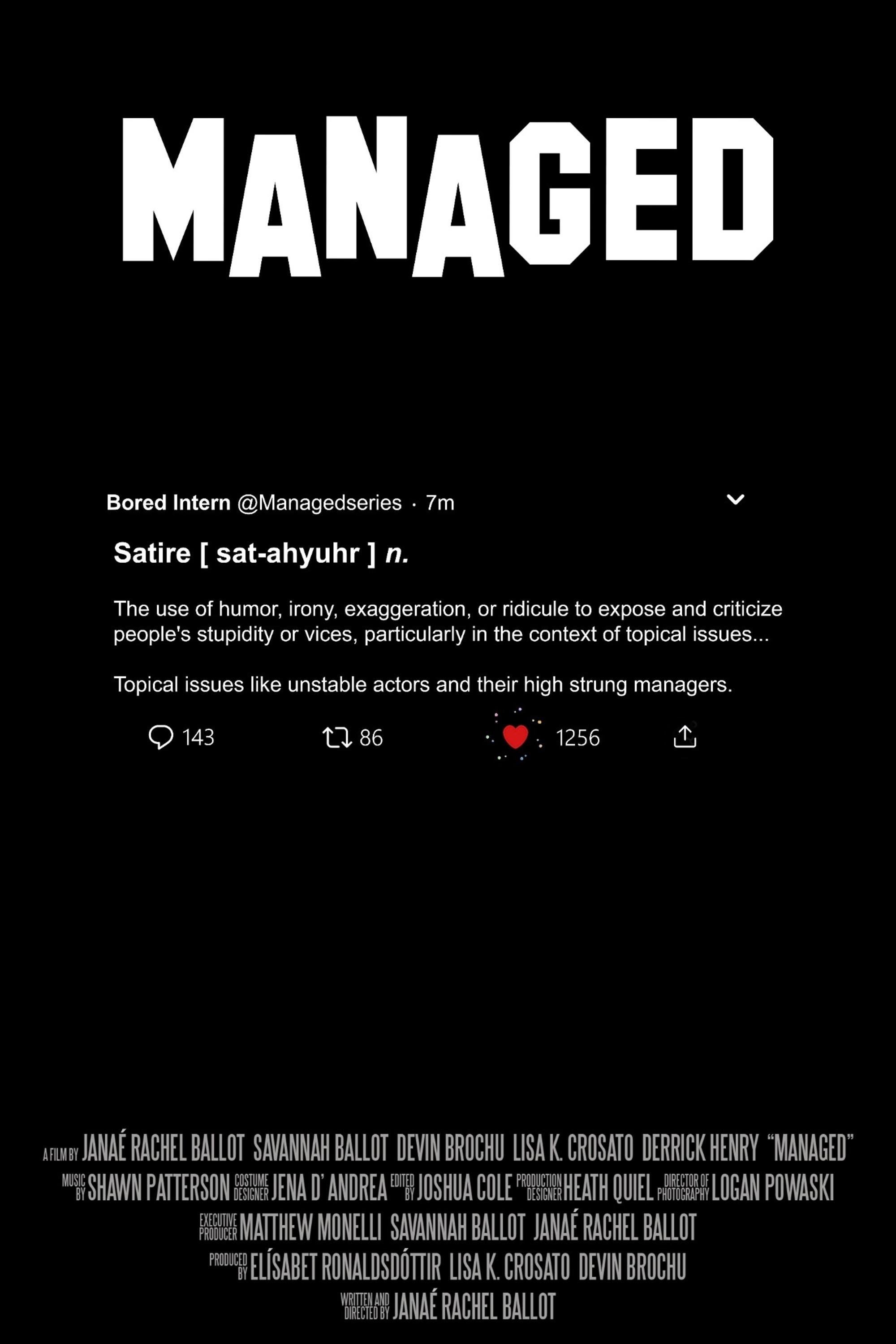 Poster de Managed