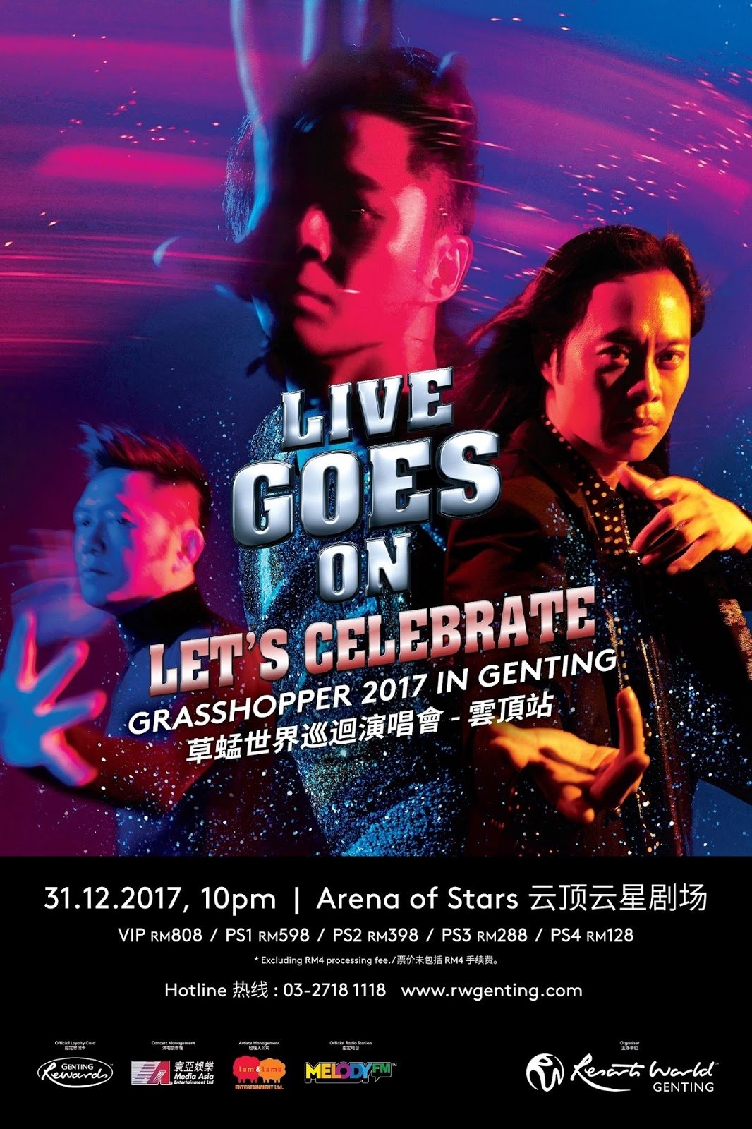 Poster de Live Goes On Grasshopper Concert 2017