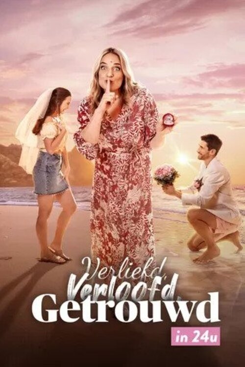 Poster de Verliefd, Verloofd, Getrouwd in 24 Uur