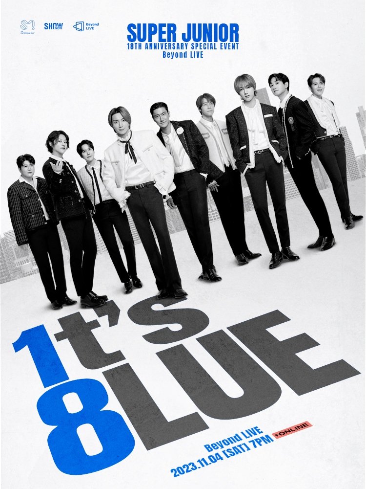 Poster de SUPER JUNIOR 18TH ANNIVERSARY SPECIAL EVENT <1t’s 8lue>