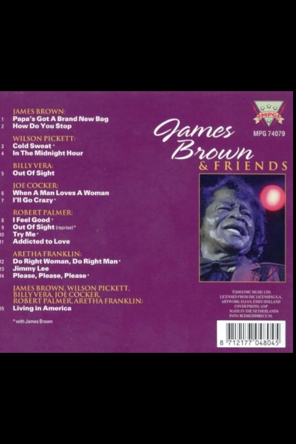 Affiche du film James Brown & Friends: A Night of Super Soul