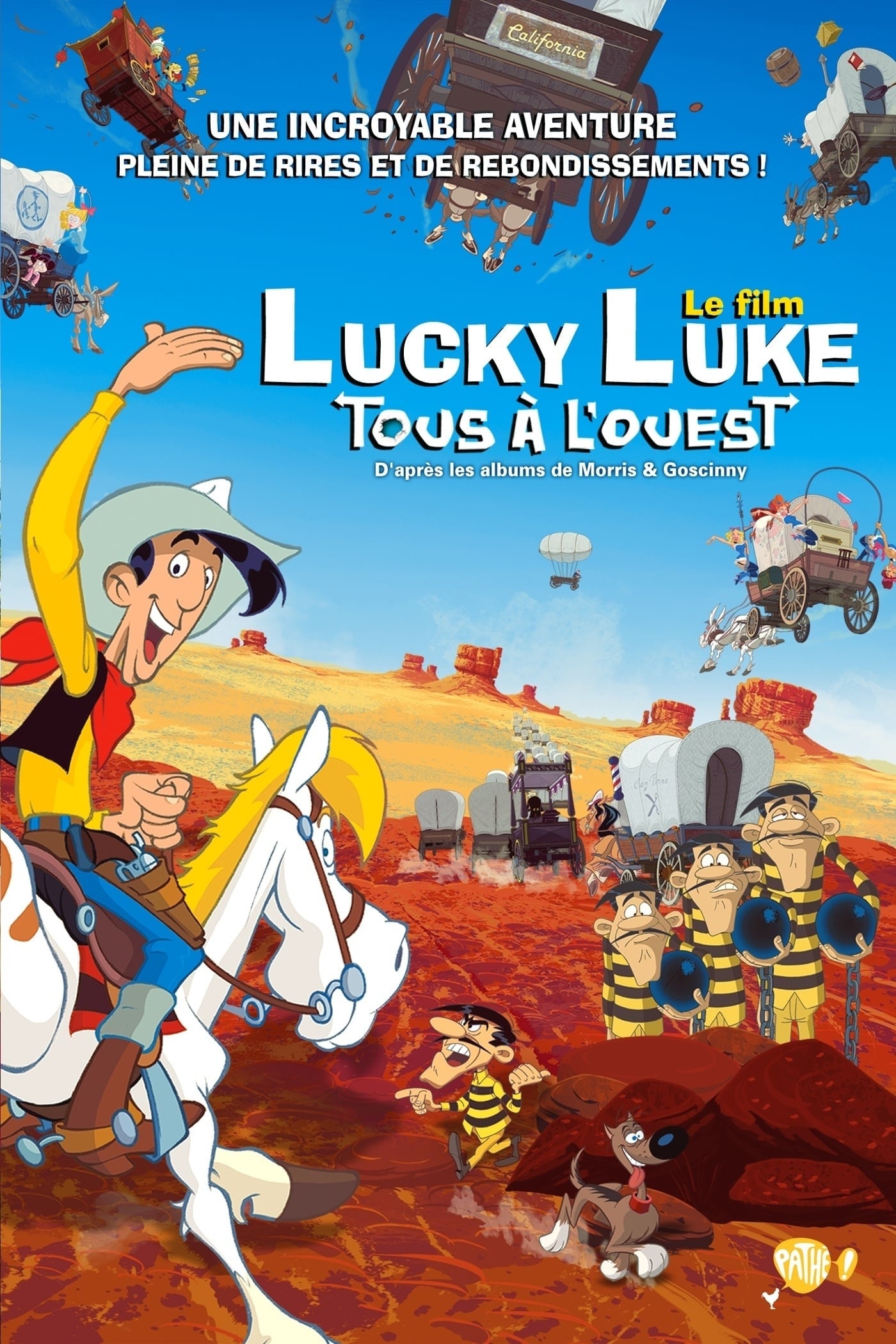 Affiche du film Tous à l'ouest : Une aventure de Lucky Luke