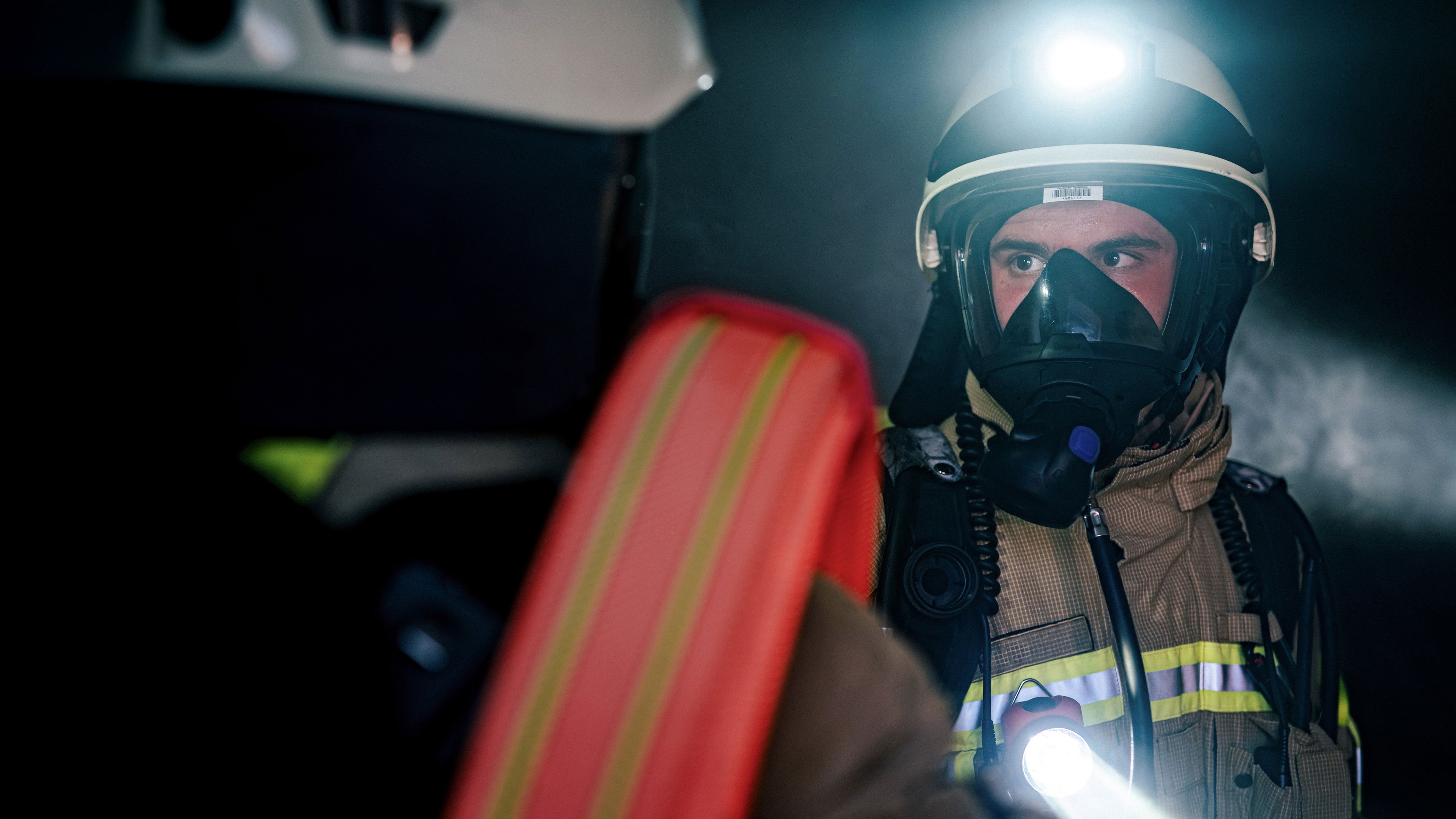 Garage fire escalates in a residential area