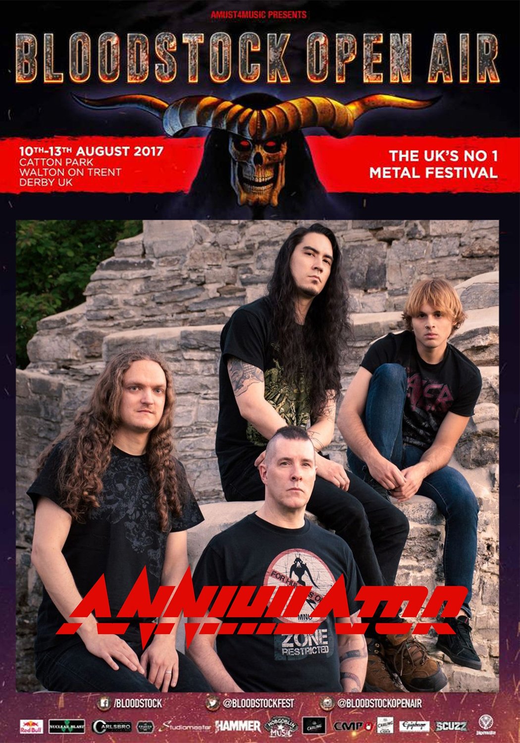 Poster de Annihilator: Bloodstock Open Air 2017