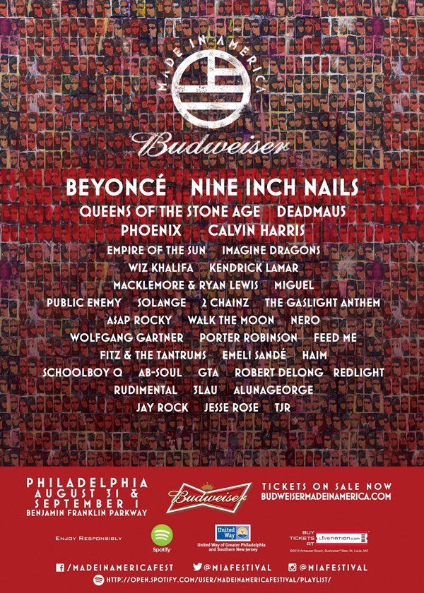 Poster de Nine Inch Nails : Budweiser Made In America Festival