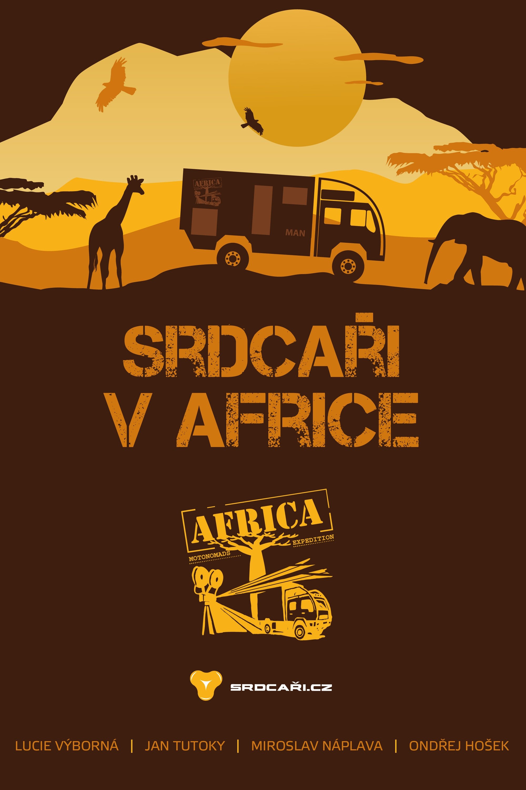 Poster de Srdcaři v Africe