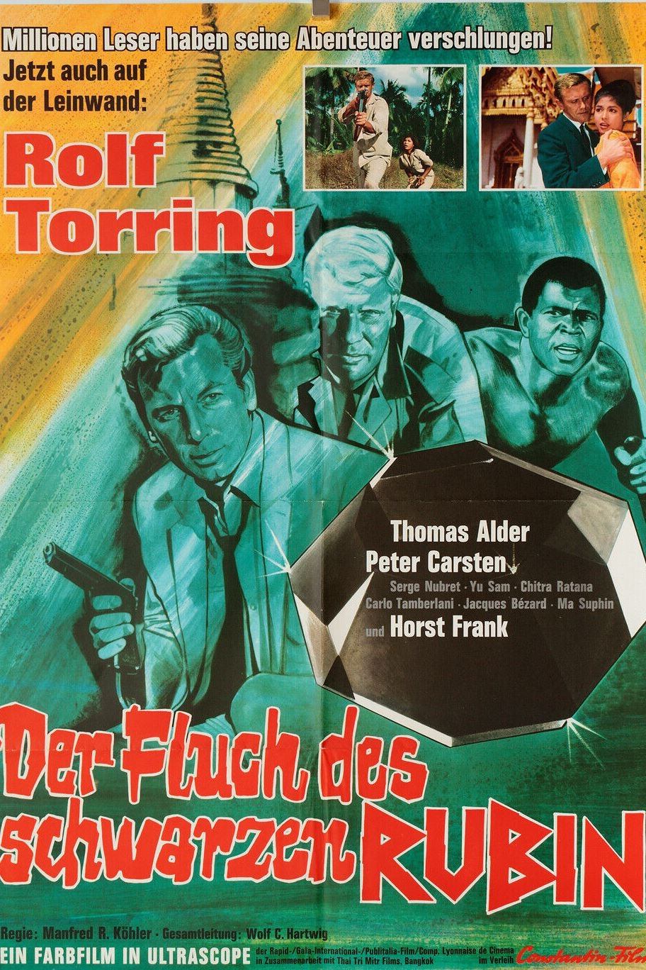 Affiche du film Der Fluch des schwarzen Rubin