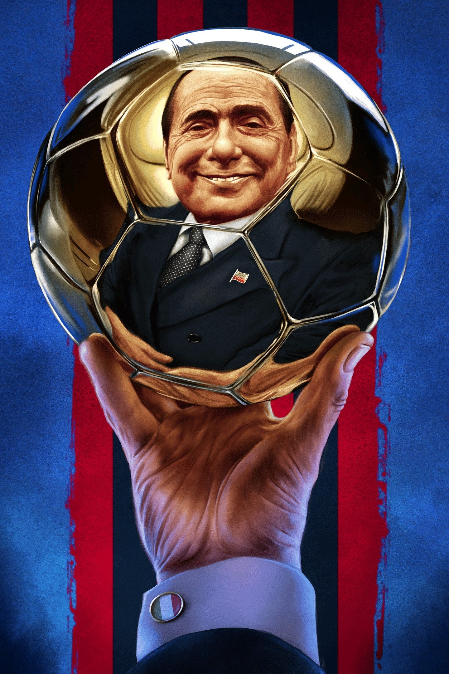 Poster de Berlusconi: Condemned to Win