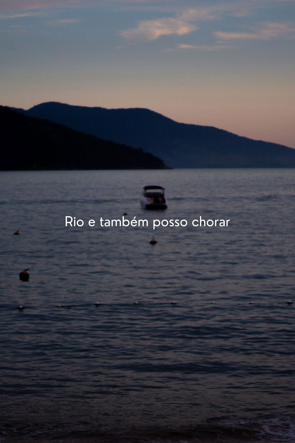 Poster de Rio e também posso chorar