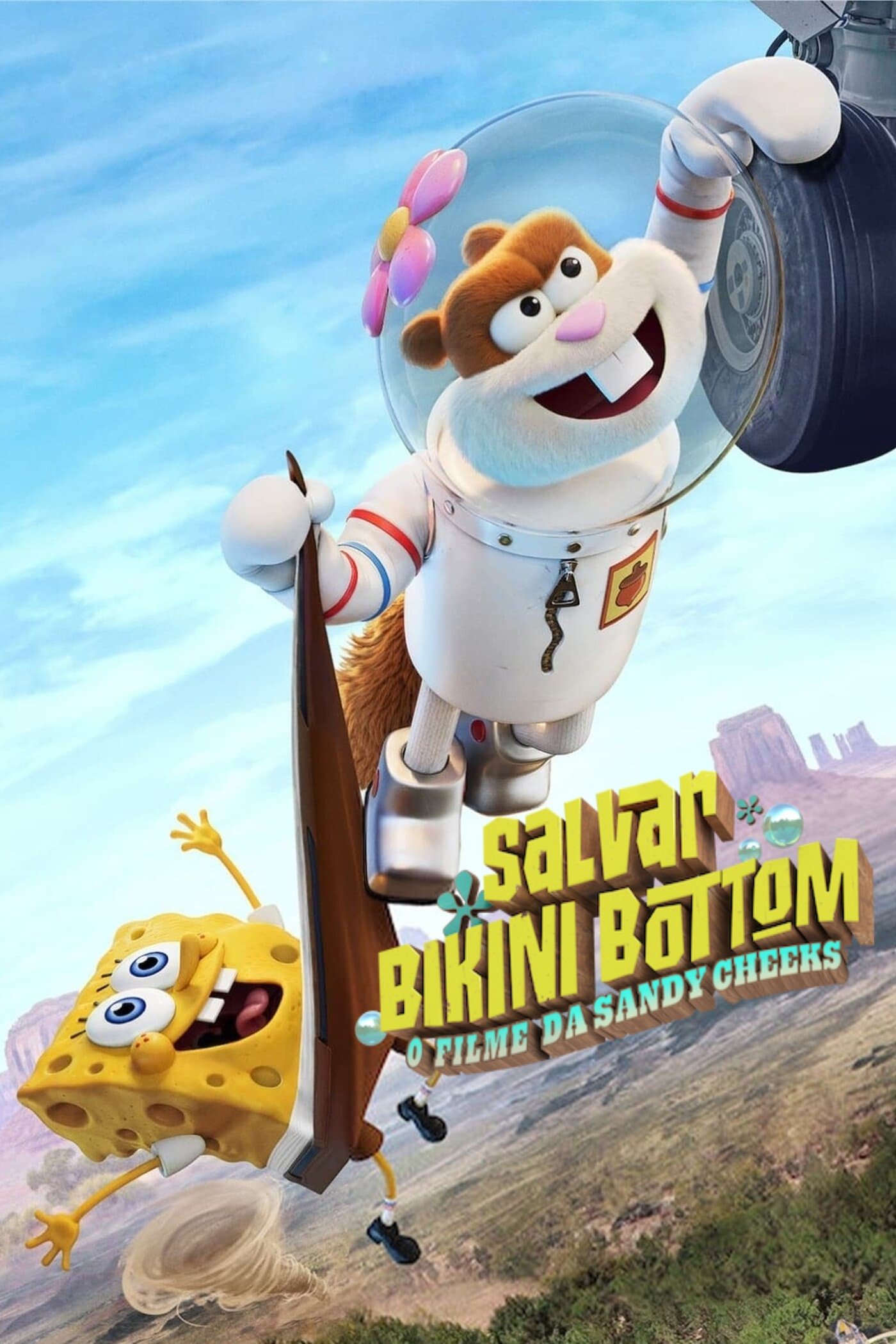 Poster de A Missão de Sandy Bochechas