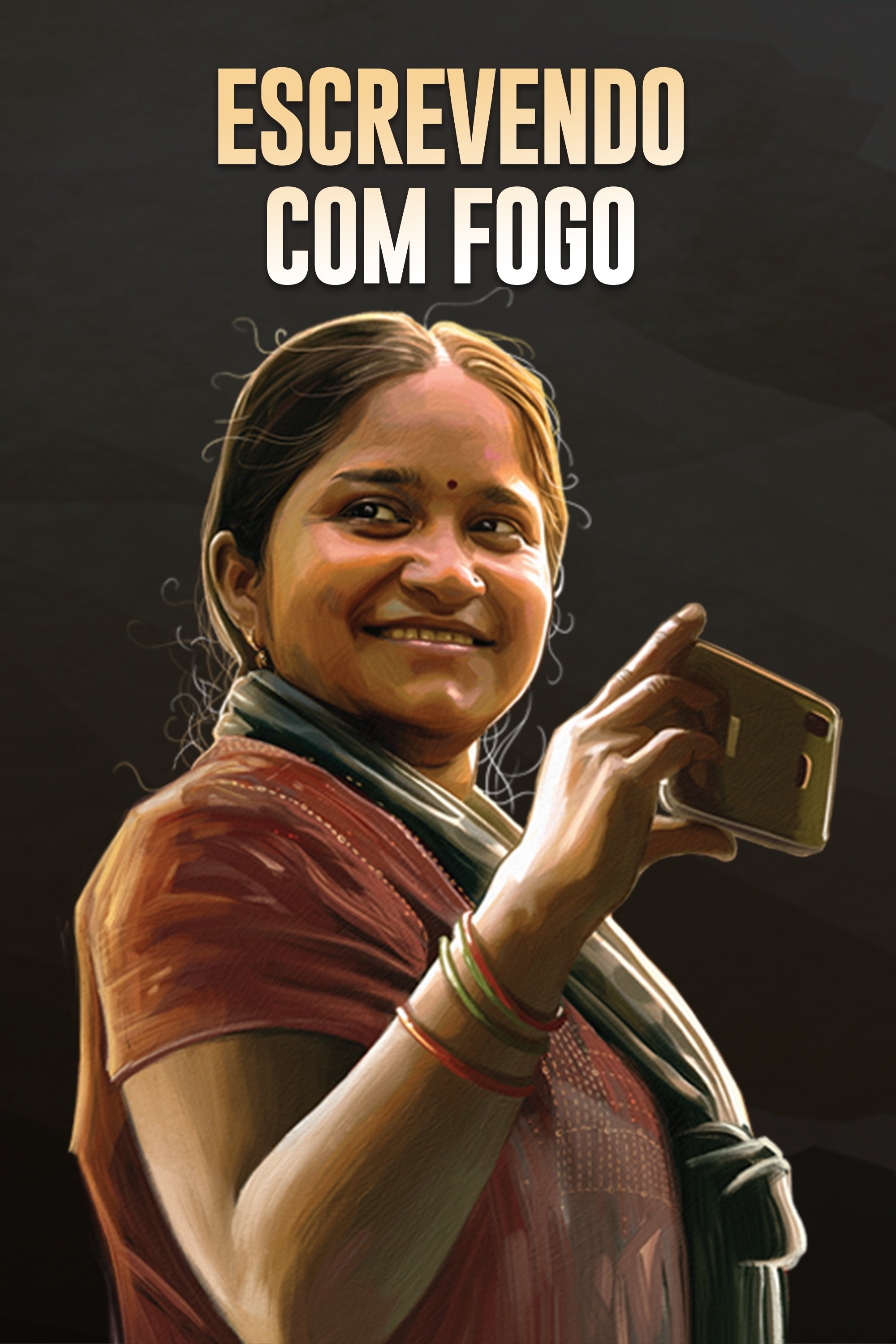 Poster de Escrevendo com Fogo
