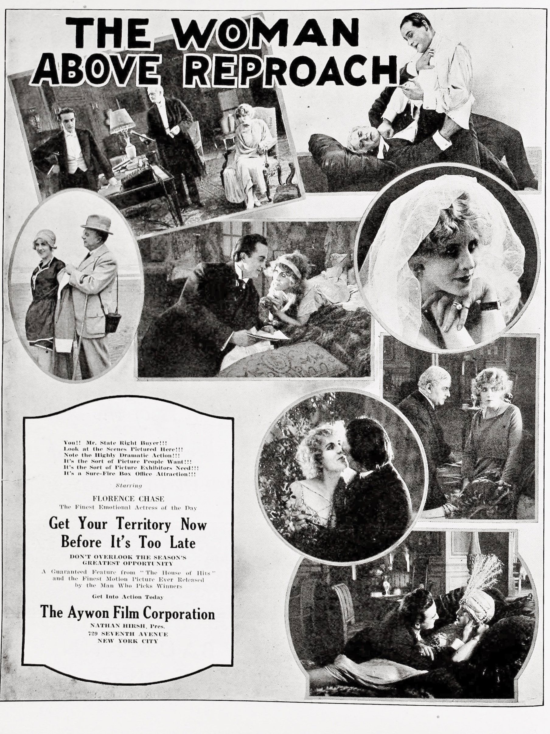 Poster de The Woman Above Reproach