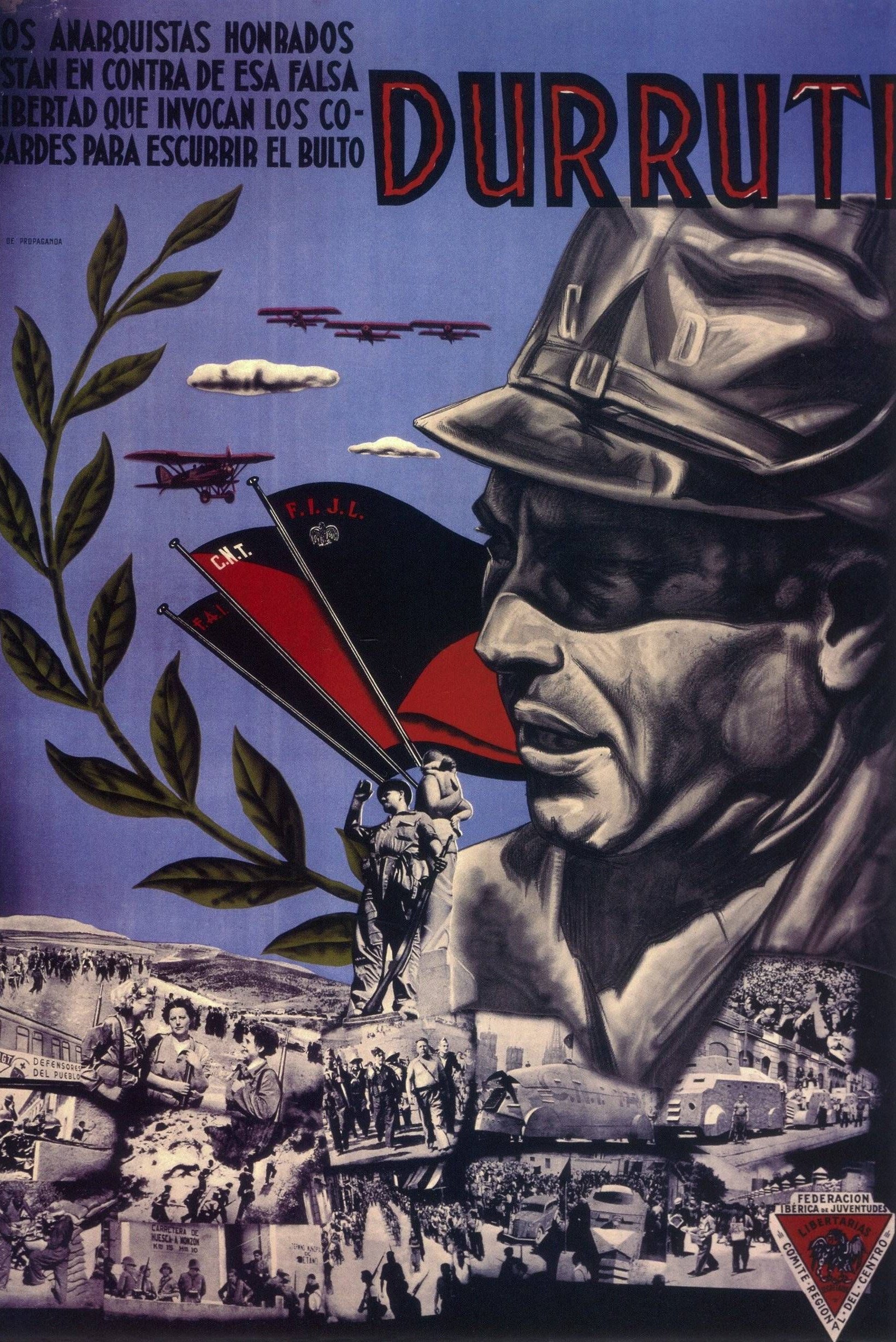 Poster de Madrid tumba del fascio: Cuarta jornada - Documental número 8