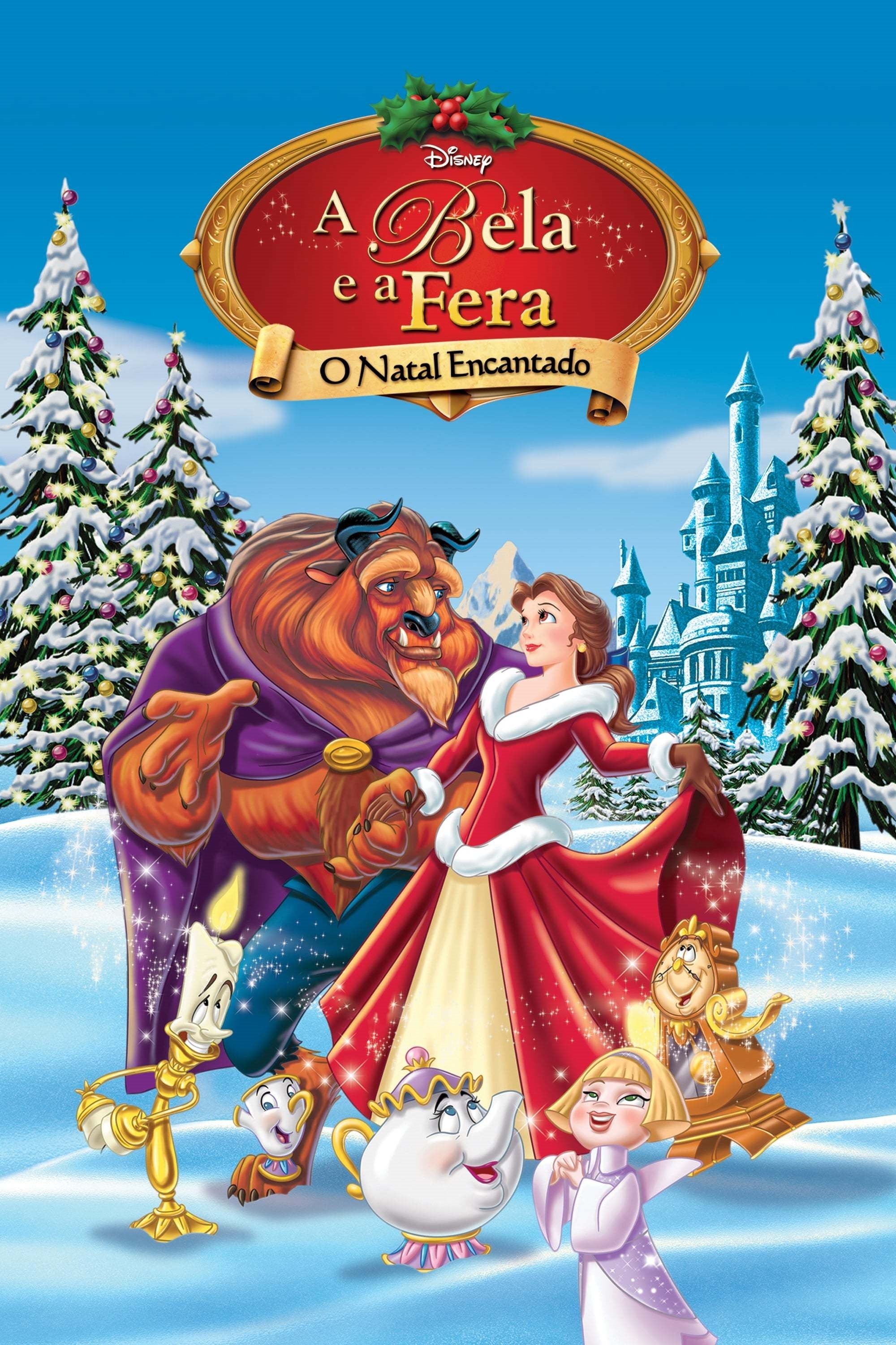 Poster de A Bela e a Fera: O Natal Encantado