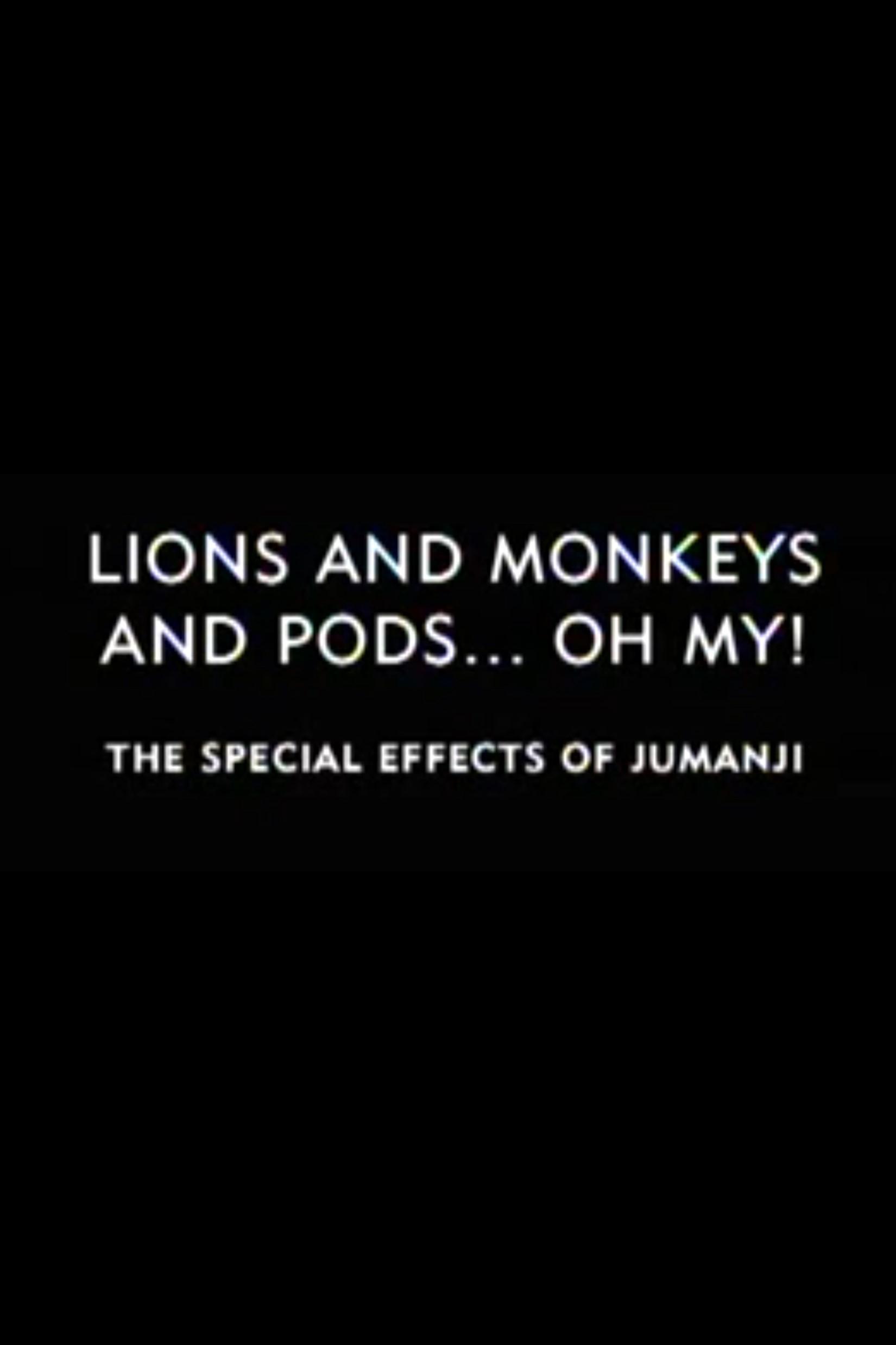 Poster de Lions and Monkeys and Pods... Oh My!: The Special Effects of 'Jumanji'