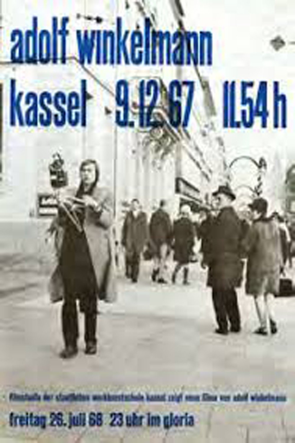Poster de Adolf Winkelmann, Kassel, 9.12.1967, 11.54h