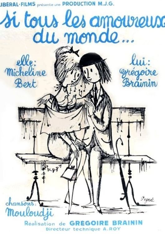 Affiche du film Si tous les amoureux du monde...