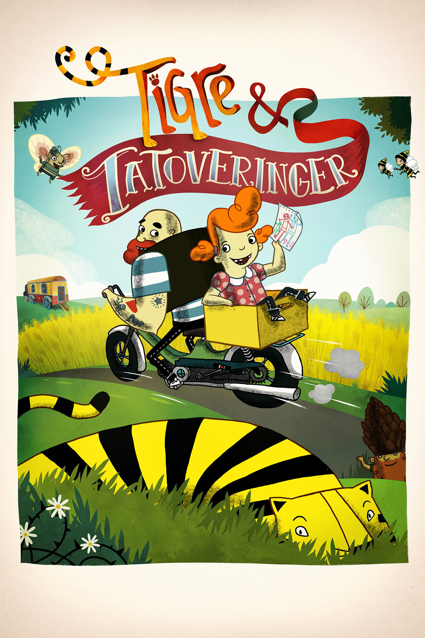 Poster de Tigre og tatoveringer