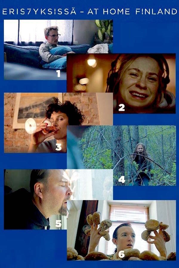 Poster de Eristyksissä (At Home Finland)