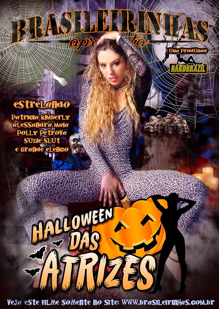 Poster de Halloween das Atrizes