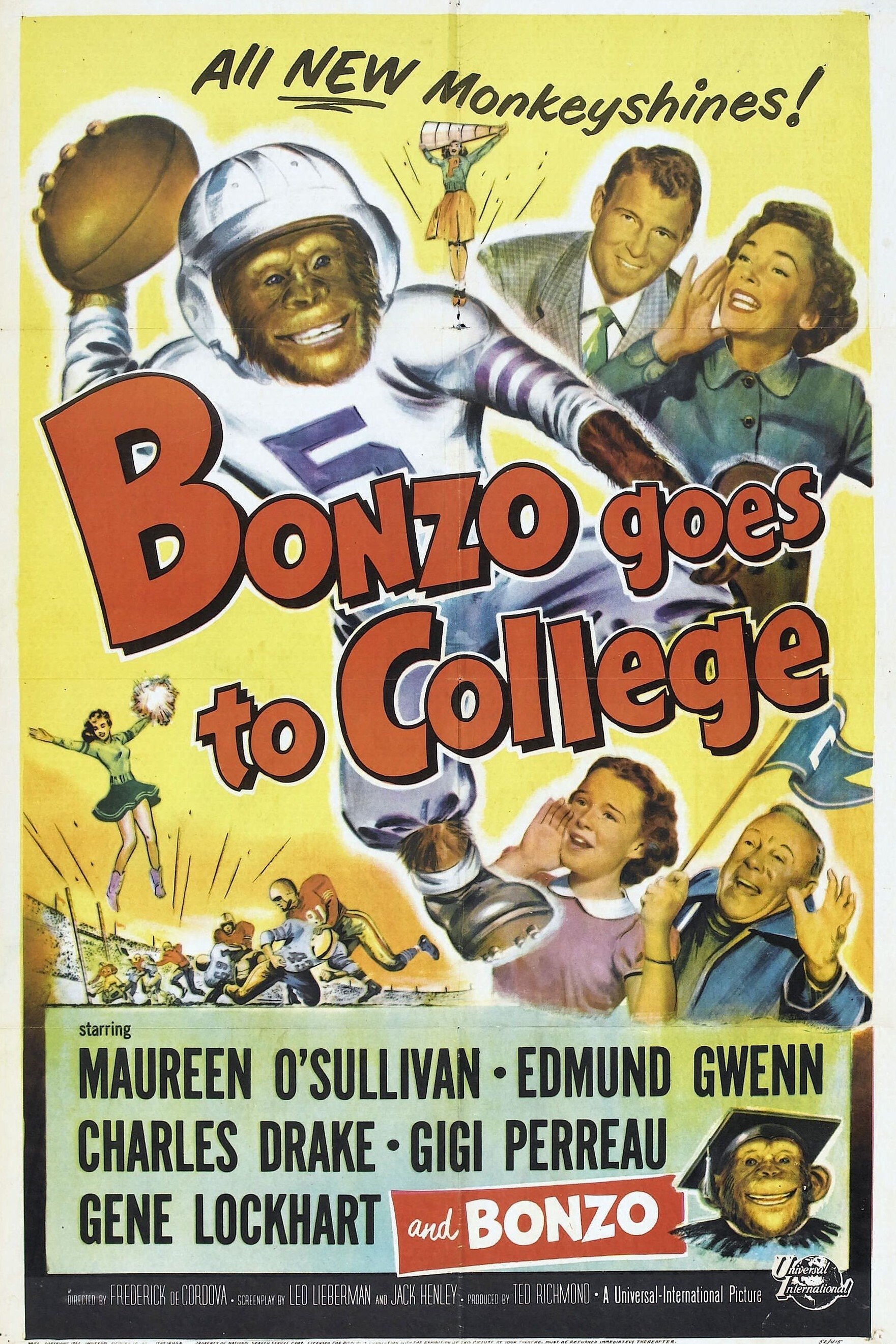 Affiche du film Bonzo Goes to College