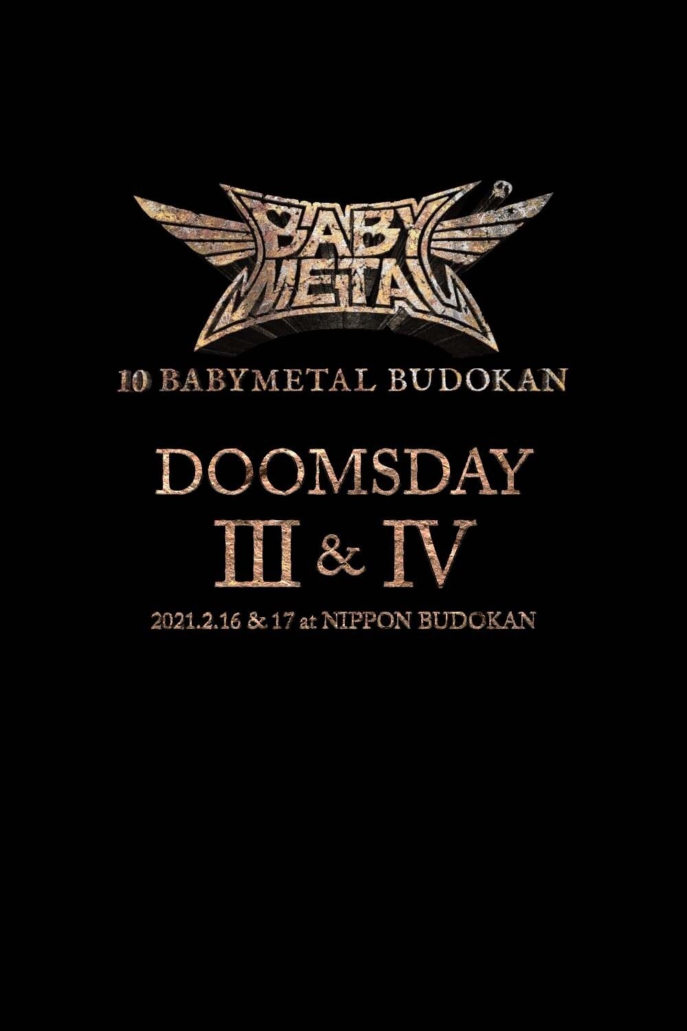 Poster de 10 BABYMETAL BUDOKAN - DOOMSDAY III & IV