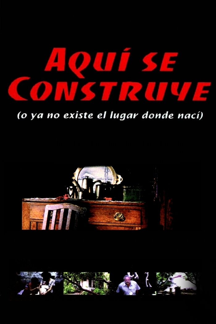Poster de Aquí se construye (o Ya no existe el lugar donde nací)