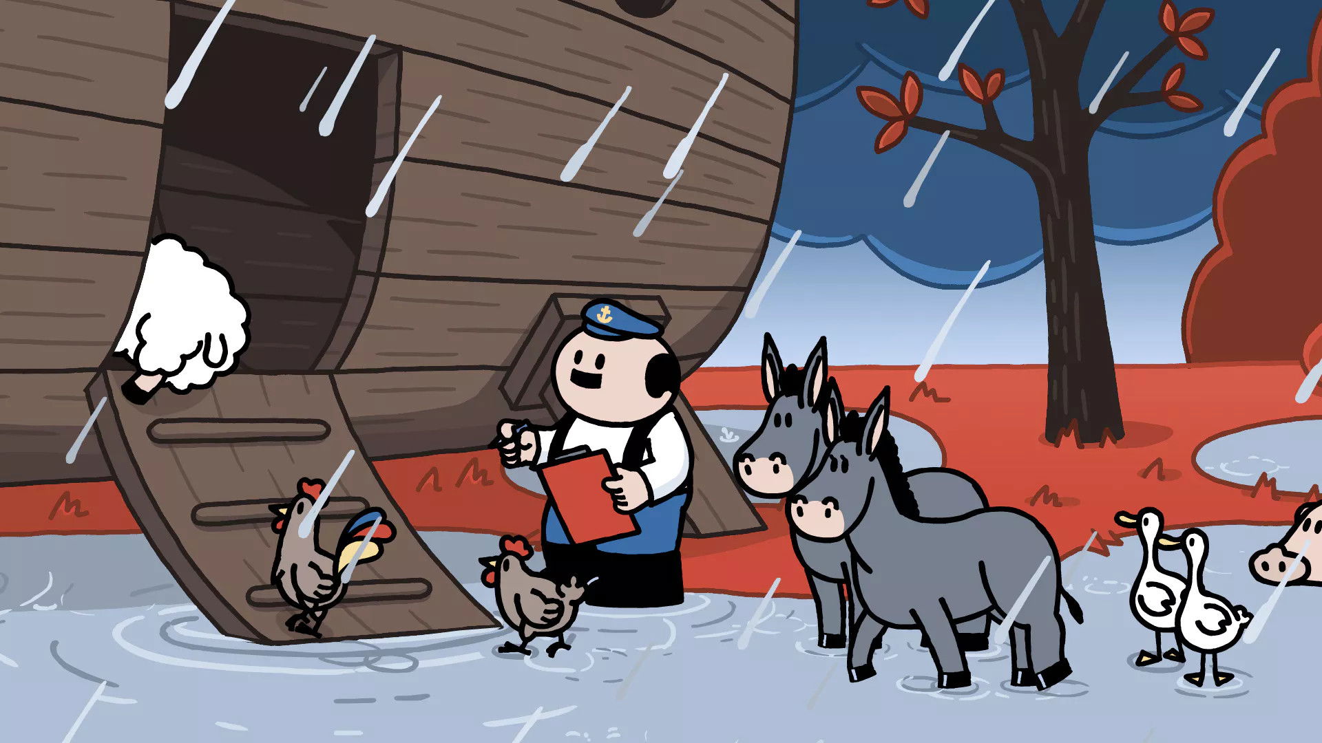 Boerke is shipwrecked