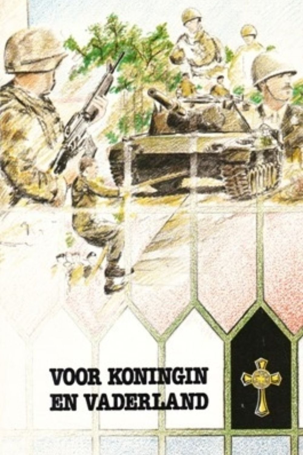 Poster de Voor koningin en vaderland