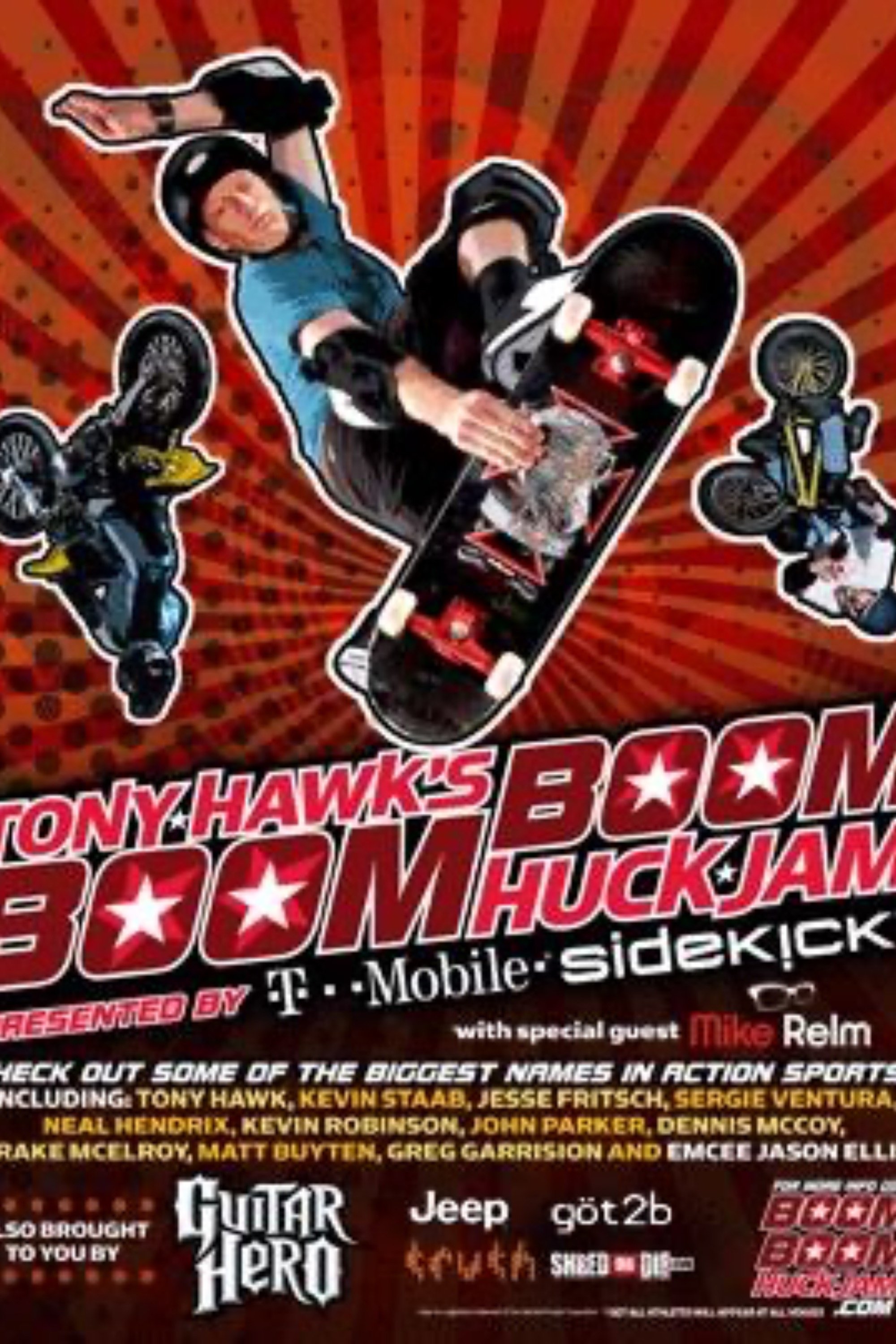 Poster de Tony Hawk's Boom Boom Huck Jam North American Tour