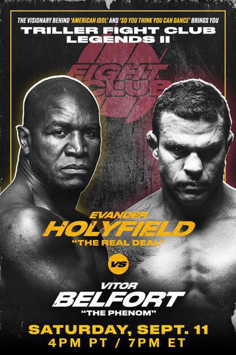 Affiche du film Evander Holyfield vs. Vitor Belfort