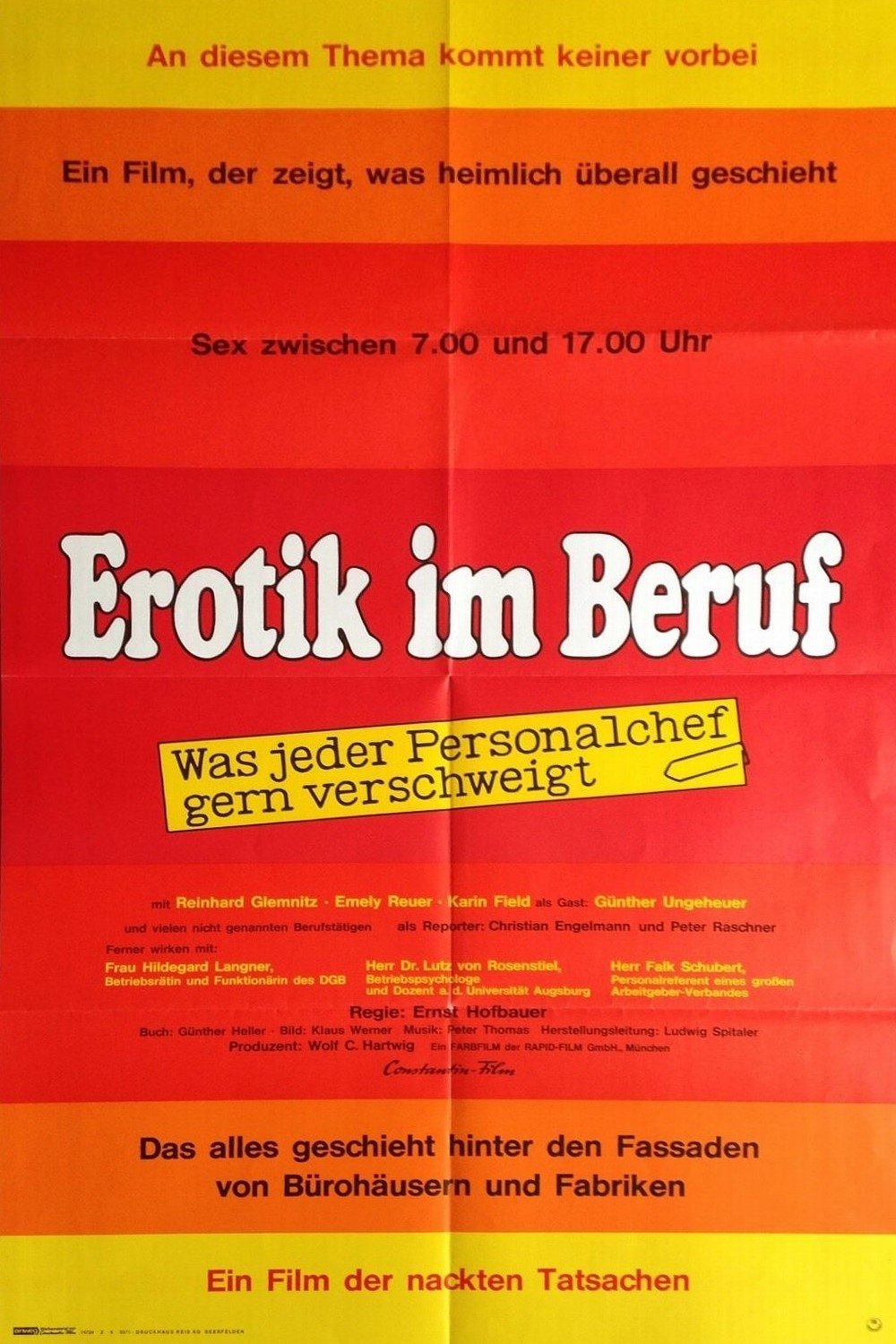Poster de Erotik im Beruf - Was jeder Personalchef gern verschweigt