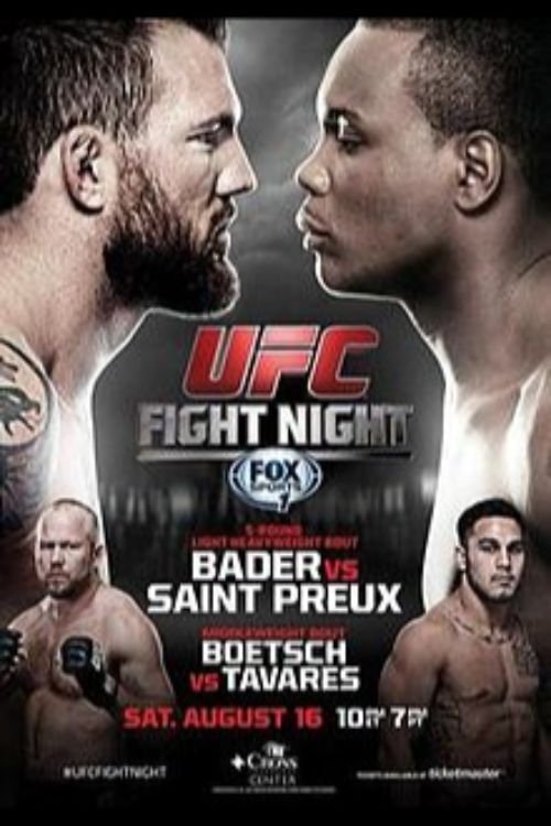 Poster de UFC Fight Night 47: Bader vs. St. Preux