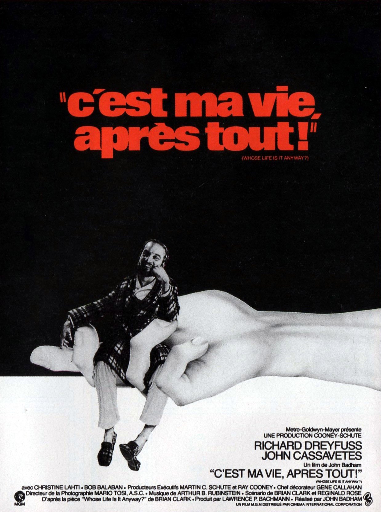 Affiche du film Whose Life Is It Anyway?