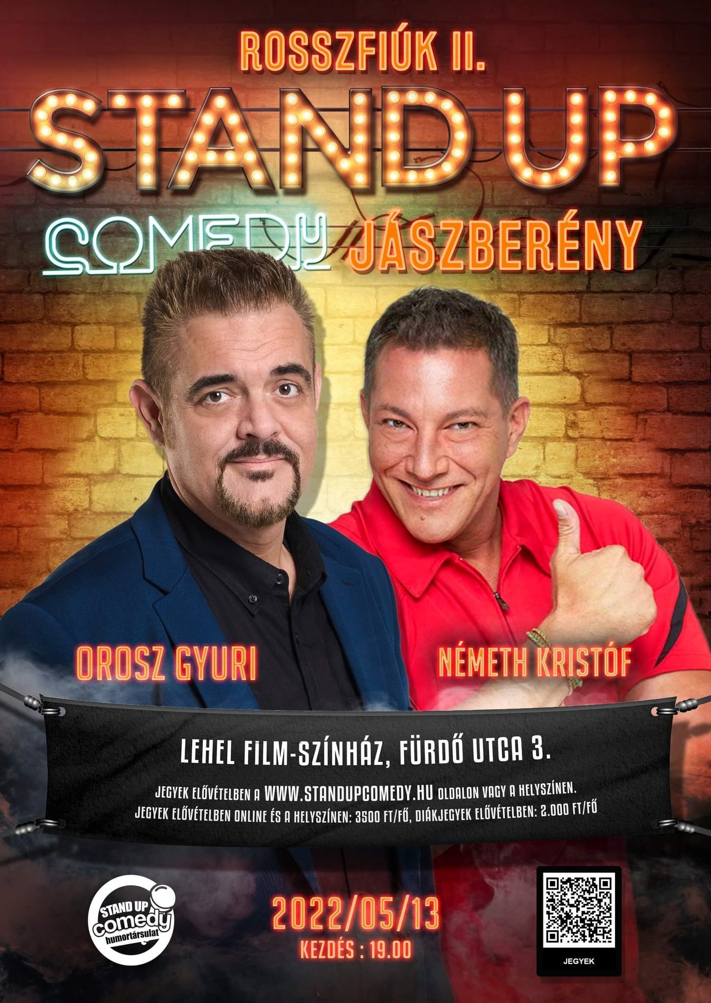 Poster de Rosszfiúk 2. - Orosz György, Németh Kristóf közös stand up comedy műsora