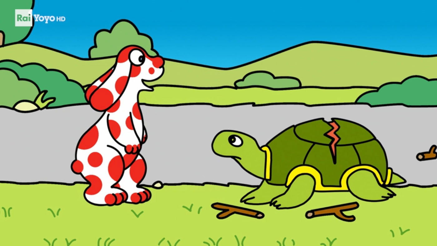 La tartaruga a rotelle