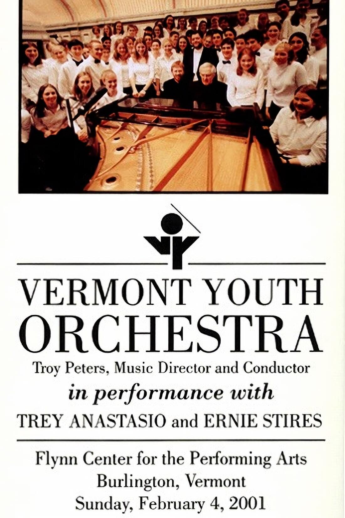 Poster de Vermont Youth Orchestra with Trey Anastasio & Ernie Stires