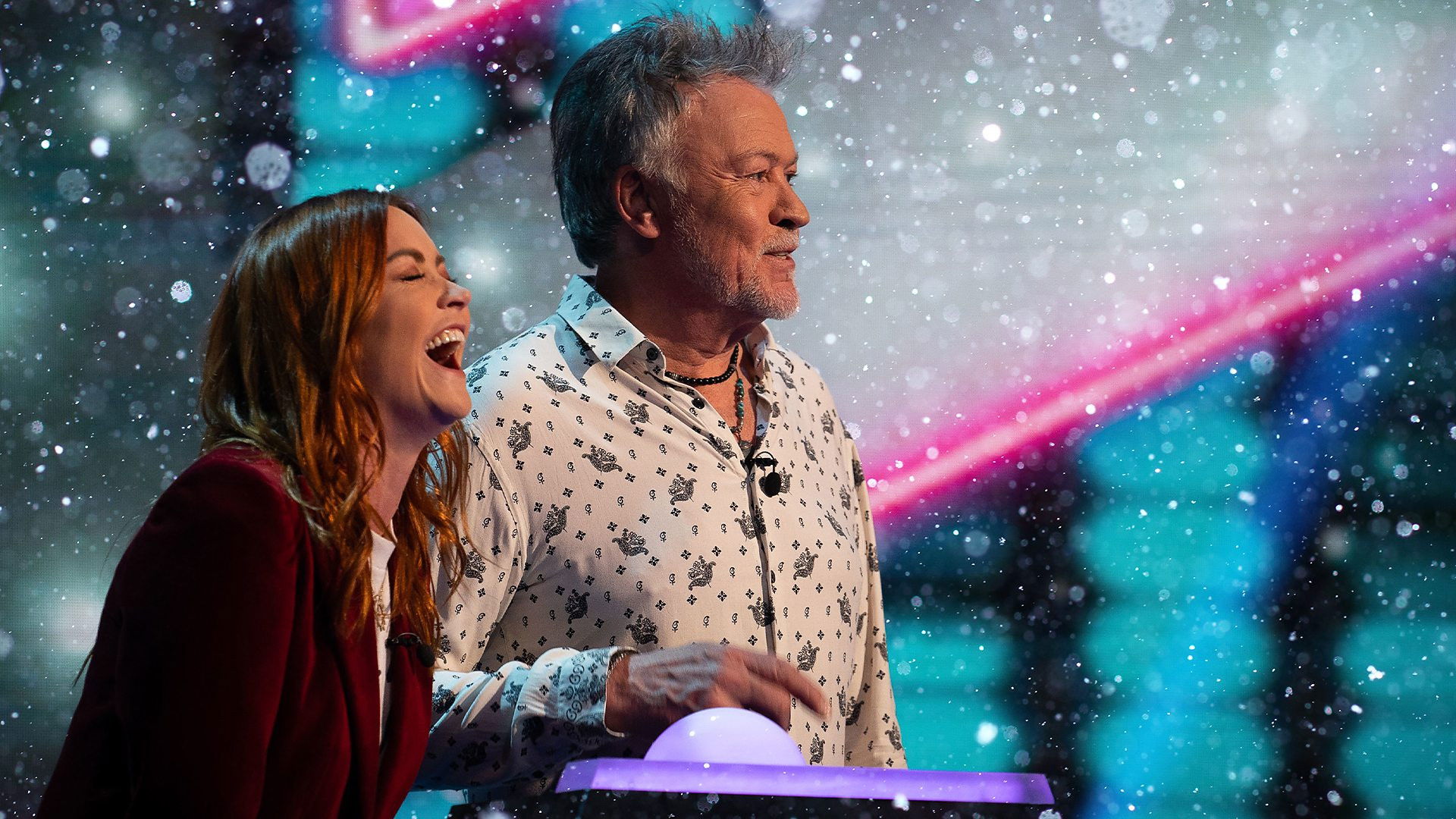 Christmas: Arielle Free, Paul Young, Fiona and Eilish O’Carroll, Gary Davies & Richie Anderson