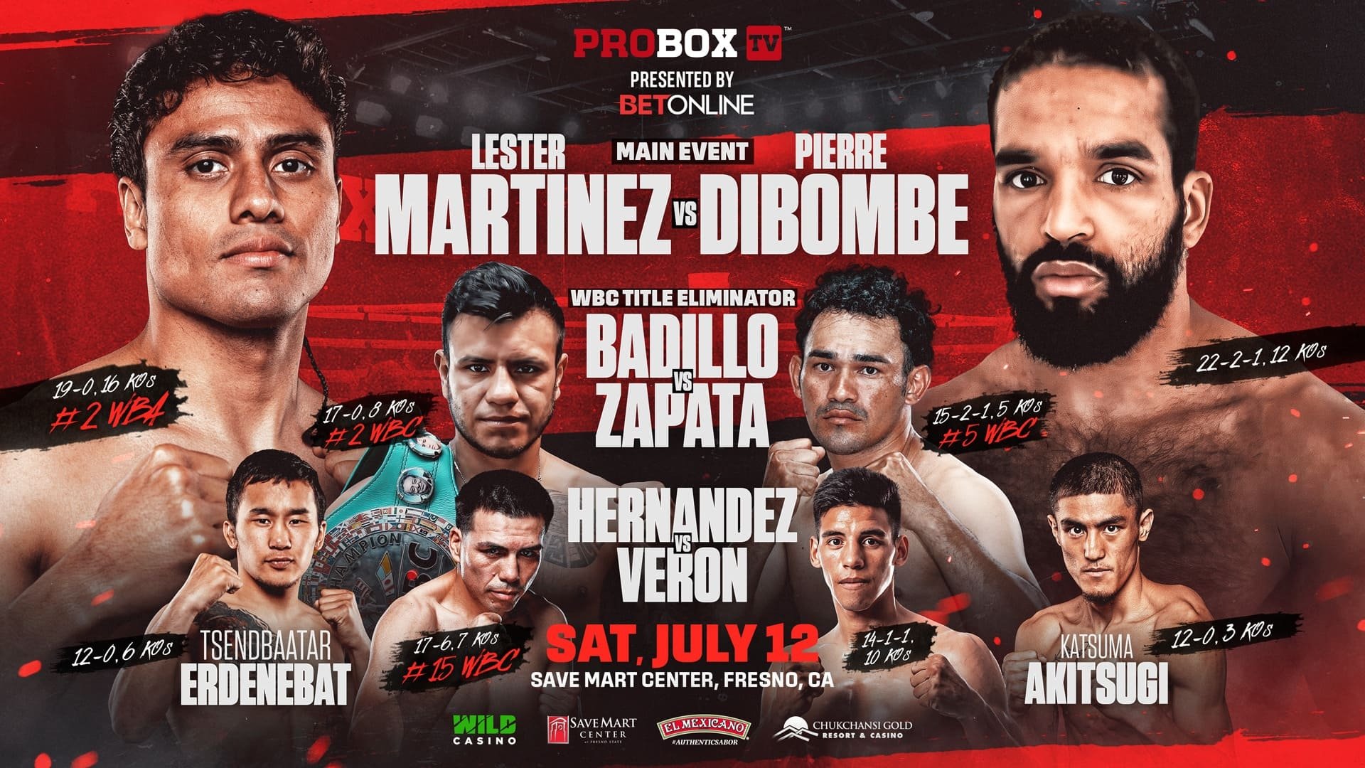 Lester Martinez vs. Pierre Hubert Dibombe