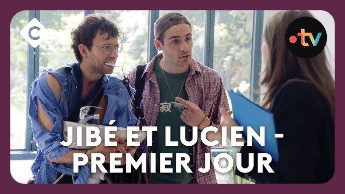 Jibé et Lucien en coulisses