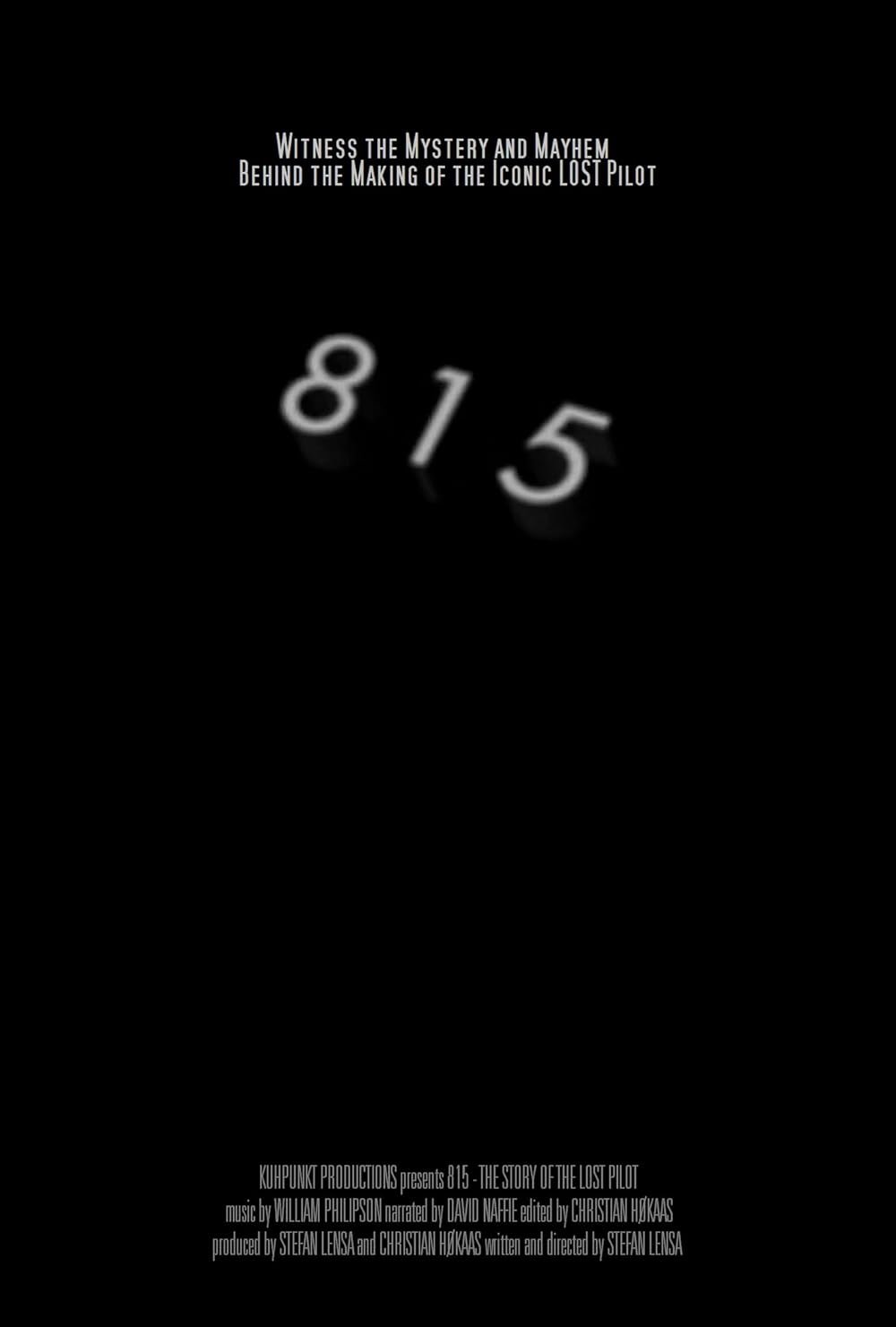 Poster de 815 - The Story of the Lost Pilot