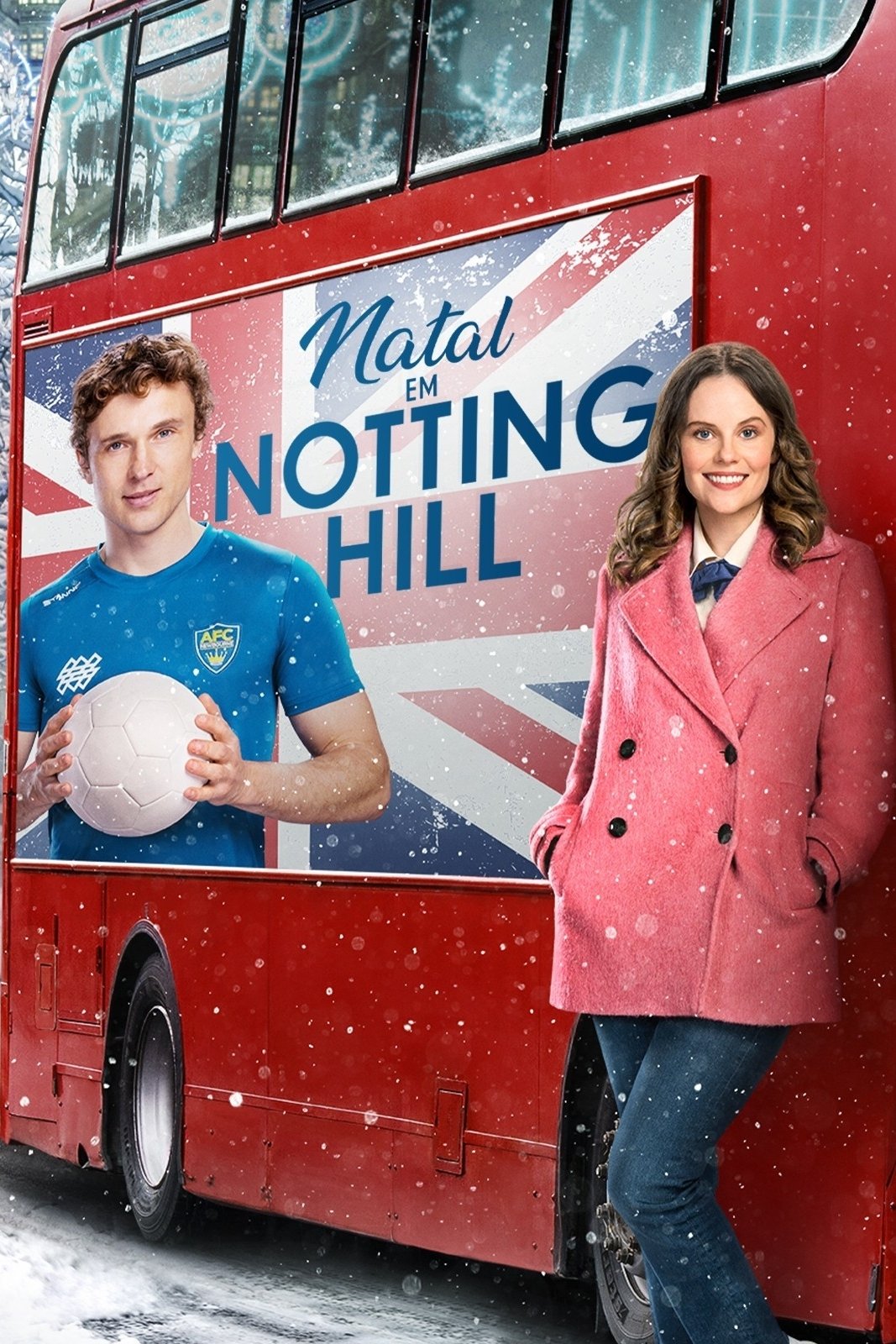 Poster de Natal em Notting Hill