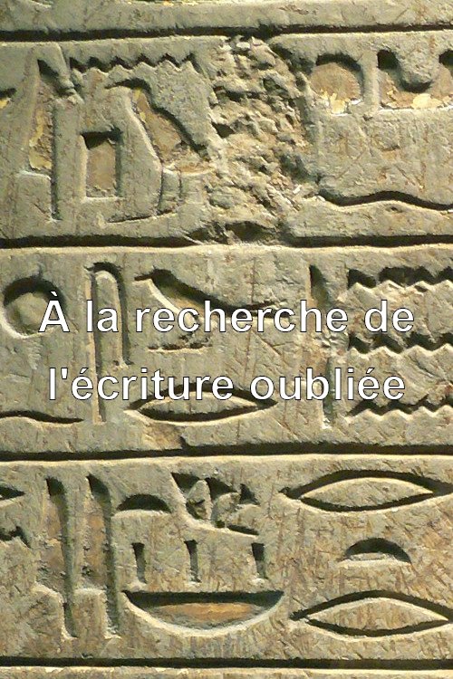 Poster de À la recherche de l'écriture oubliée