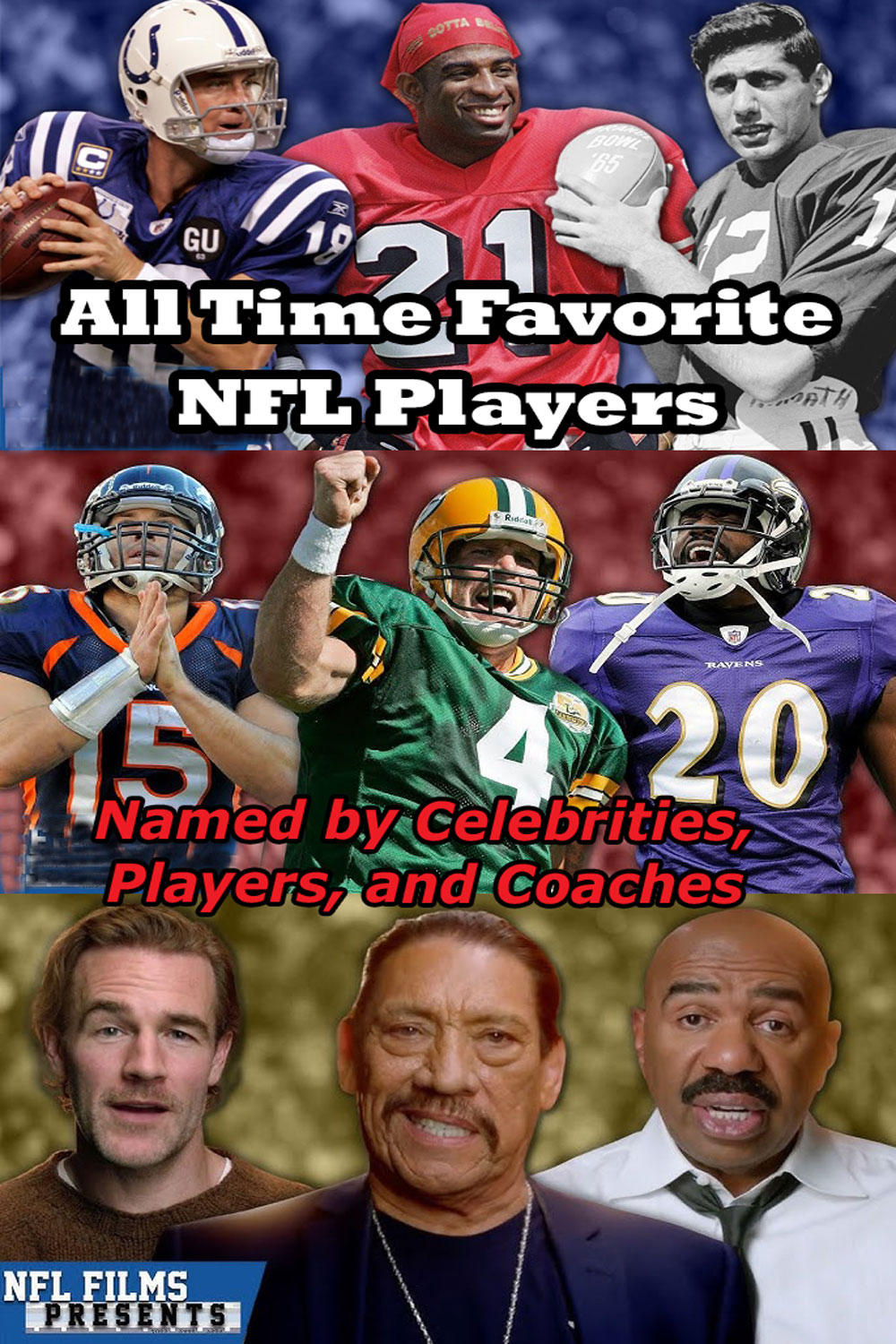 Poster de All-Time Favorite NFL Players Named by Celebrities, Players, and Coaches