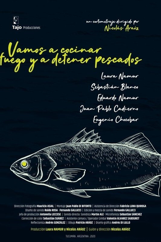 Poster de Vamos a cocinar fuego y a detener pescados