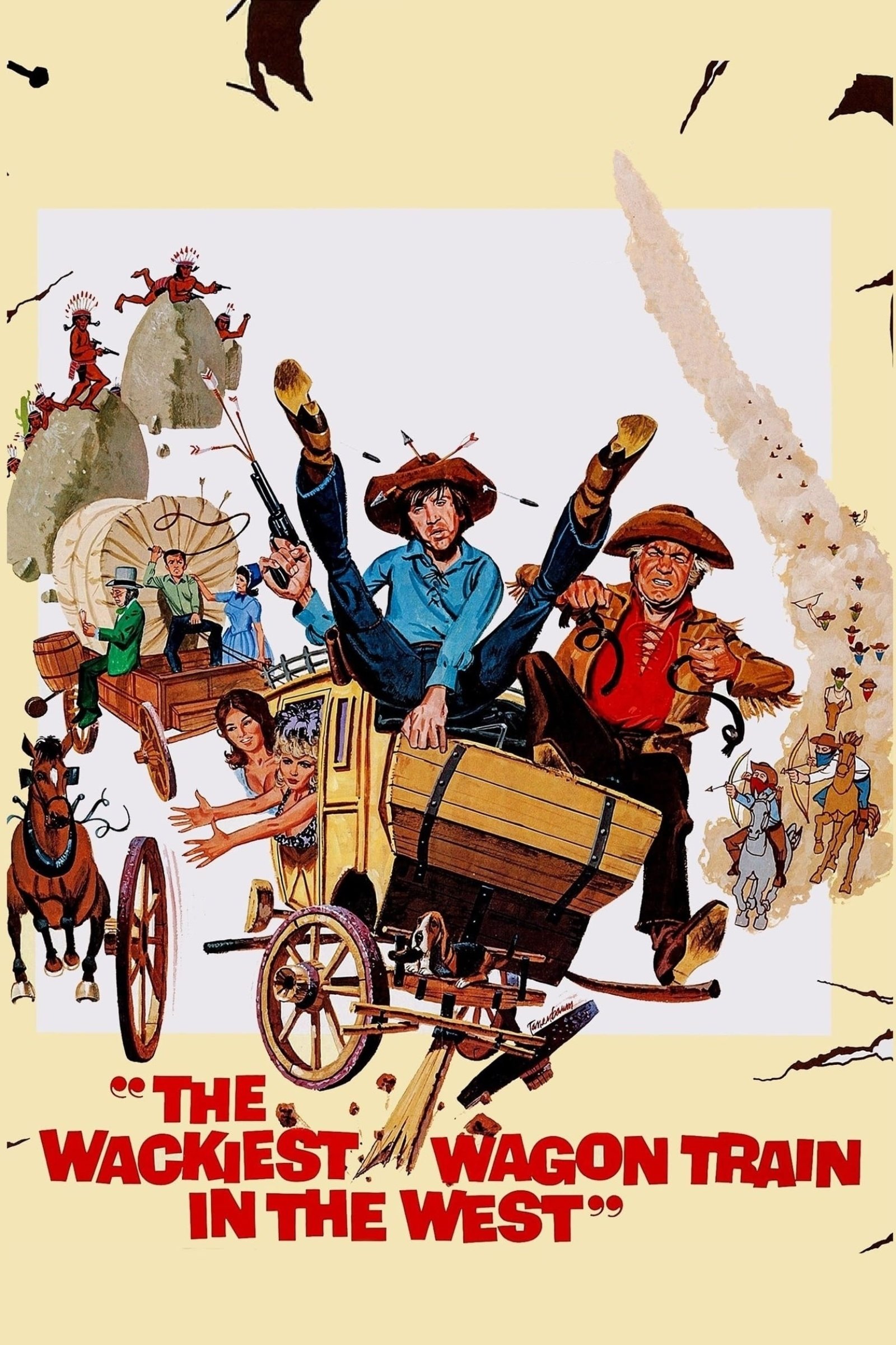 Affiche du film The Wackiest Wagon Train in the West