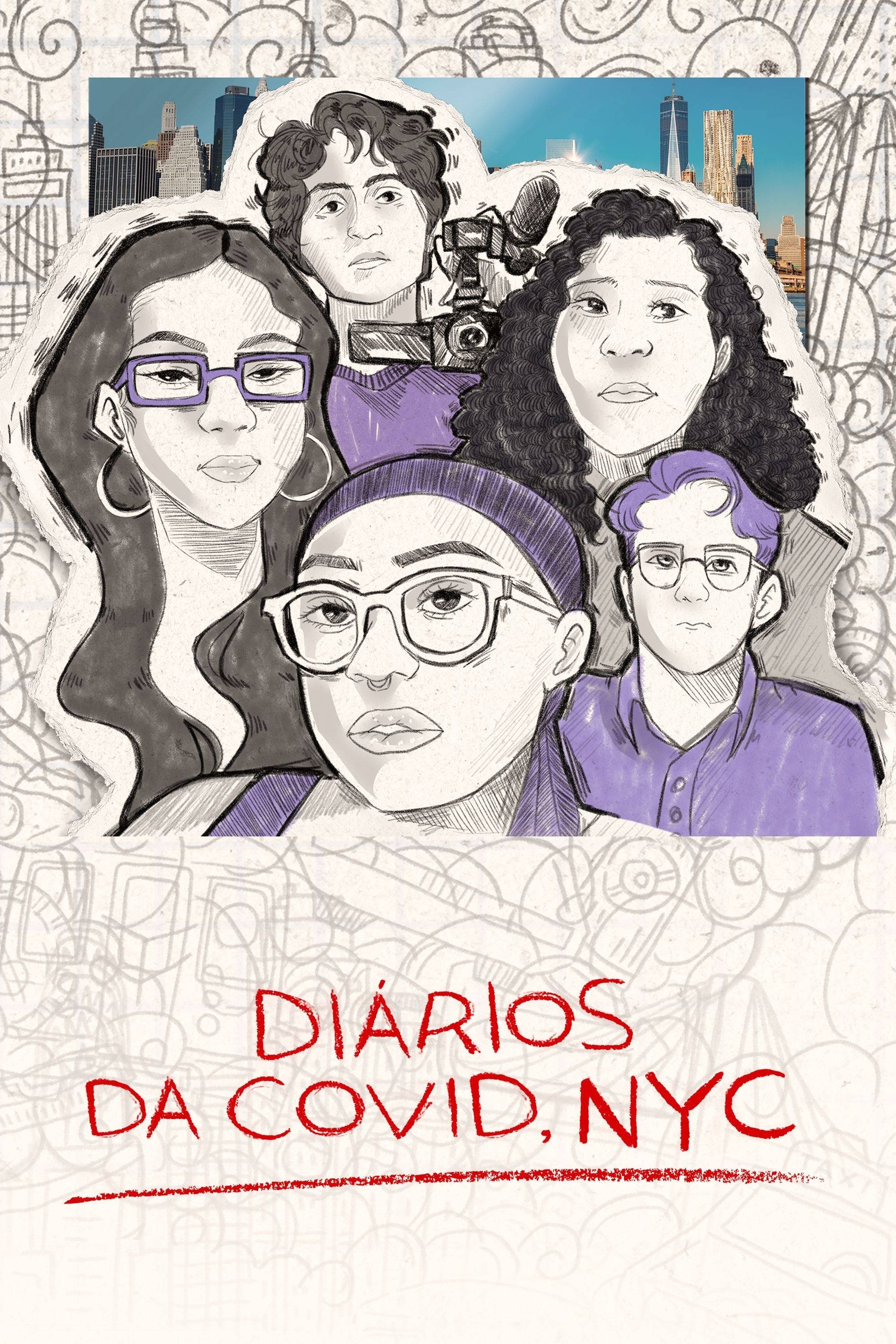 Poster de Diários da Covid, NYC
