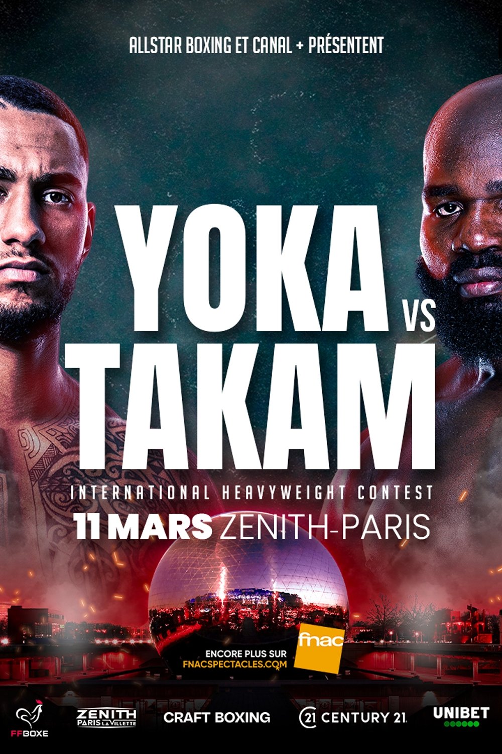 Affiche du film Tony Yoka vs. Carlos Takam
